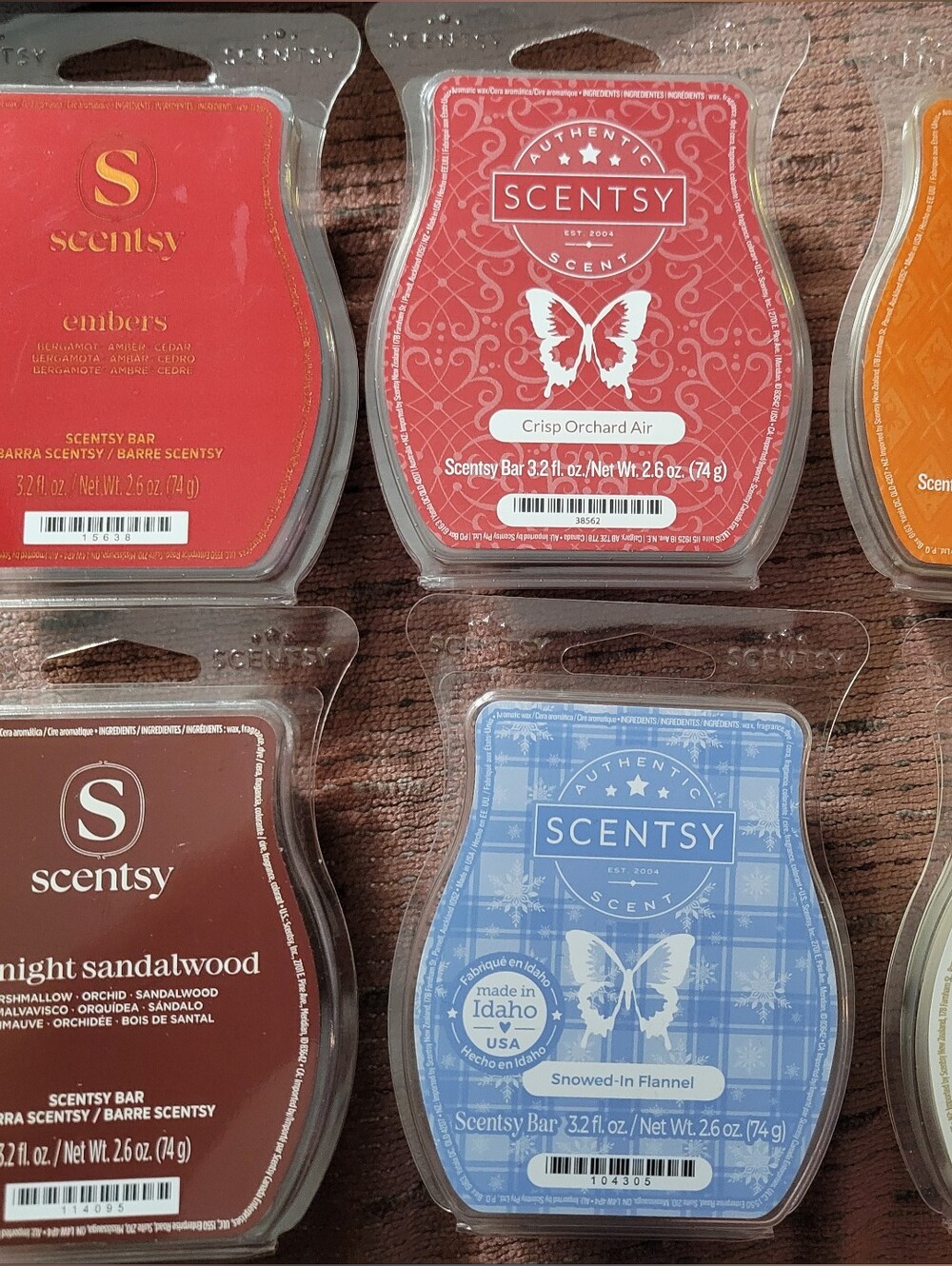 Scentsy Bars- Lot Of 6- NEW!